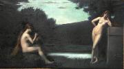 Jean-Jacques Henner Nus feminins France oil painting artist